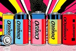 pop art pixels 1000 images batteries electric