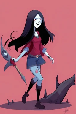 marceline vampire adventure time animation styled