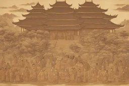 اشخاص وبيوت من البوذيه القديمه