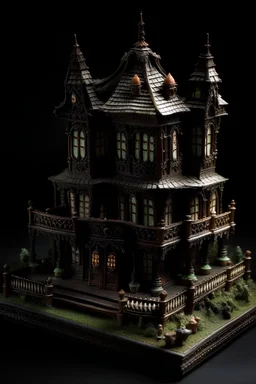 the horror house from the fairy tale Gingerbread House