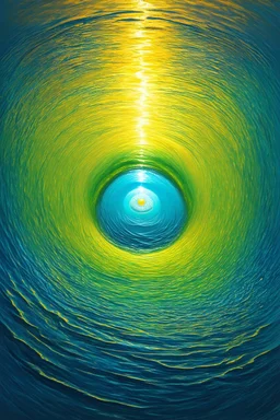 sacred whirlpool; optical illusion; surrealism