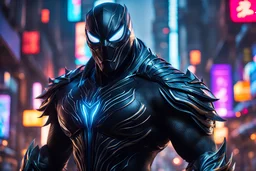 Symbiote WuKung in 8k cgi Disney artstyle, Kung fu costum, dynamic pose, oshare kei, hurufiyya, rtx , neon lights, intricate details, highly detailed, high details, detailed portrait, masterpiece,ultra detailed, ultra quality