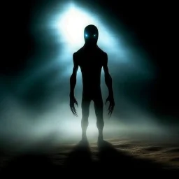 mystic creature that has the body in the form of a human but can only be seen his shadow in the space