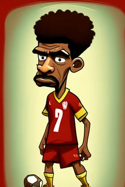 Vincent Abu Bakr Footballer cartoon 2d