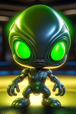 chibi style alien ,3d 4k octane render, smooth, sharp focus, highly detailed, unreal engine 5,