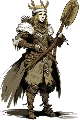 Girl Archer concept art