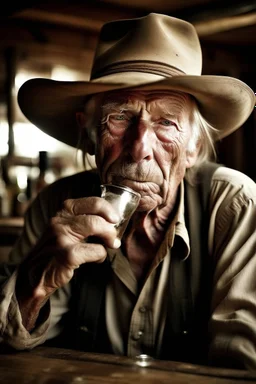 drunk old cowboy