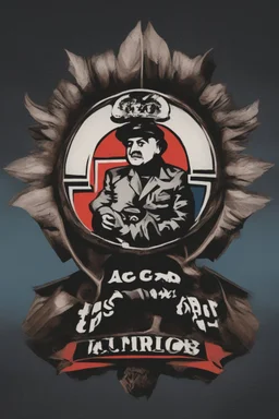 "ACAB" logo in the style of police union's logo
