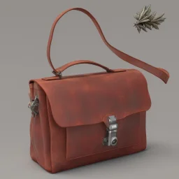 Leather BAG for lawyers with a designated place for WEED BANG