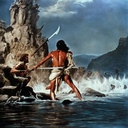 [Jason and the Argonauts (1963)] his mother Thetis took Achilles to the River Styx, which was supposed to offer powers of invulnerability.