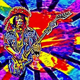 JIMI HENDRIX PEACE electric guitar PEACE psychedelic hippie trippy acid LSD PEACE GUITAR peacesign HIPPIE FLAG