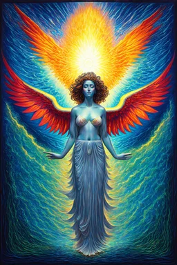 divine ecstasy; surreal optical art
