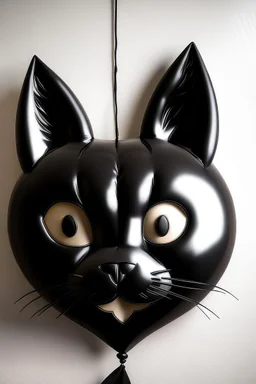 balloon shaped like a cat head