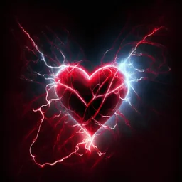 electric heart red starlight