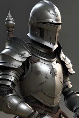 A futuristic “medieval” knight