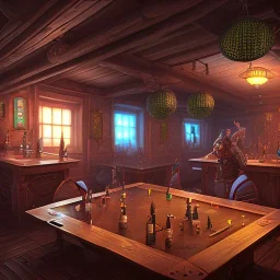 Inside fantasy tavern