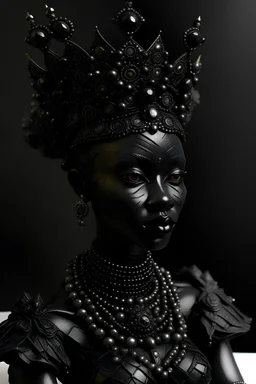 make a realistic (black) queen (not on a card)