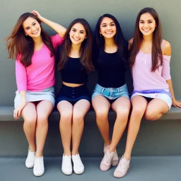 trio girl friendship