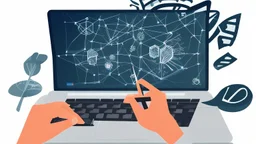 The image for the article depicts a young person sitting in front of a laptop in a well-lit room filled with natural light. The individual appears entirely focused on the process of online learning, holding a pen in their hand and jotting down important notes. On the screen in front of them, an educational interface can be seen, featuring a variety of learning materials, including e-books and educational videos. The image conveys the concept of self-directed learning and personal development thr