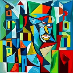 picasso abstract stad kubisme