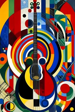 Jazz art album cover by Robert Delaunay