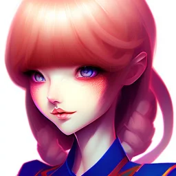 soudland anime girl portrait,