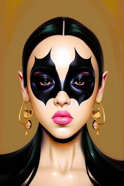 Extremely rich dark pop artist called Azalie Portrait