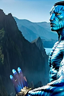 Avatar the way of water starring Dwayne the Rock Johnson