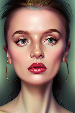 Extremely rich break up pop artist called Ylva Muisosse known for her beauty Portrait