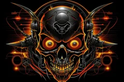 logo diable cyberpunk firestarter hardrock emission radio