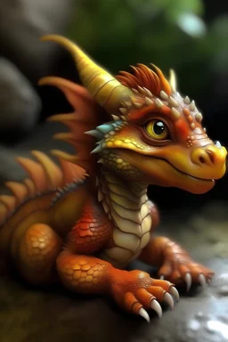cute mature real life dragon