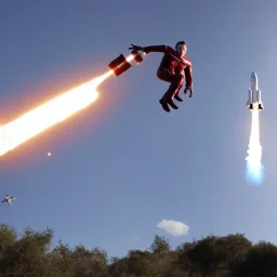 photo, rockets, elon musk jumping, monkeys, jet packs, lasers