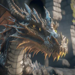 holy dragon, unreal engine 5, 8k resolution, photorealistic, ultra detailed