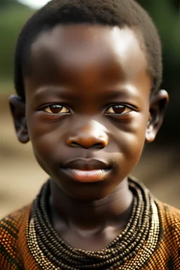 Ein typisch afrikanischer junge