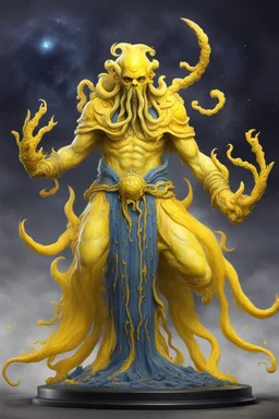 yellow elder god of ballance and perfection cosmic yellow paint