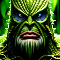 ultra detailed fullbody portrait of SWAMP THING, extremely detailed digital painting, intrincate, extremely detailed face,crystal clear Big eyes, in the style of clyde caldwell, mystical colors , perfectly centered image, perfect composition, rim light, beautiful lighting, 8k, stunning scene, raytracing