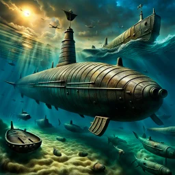 Military submarines of ancient Sumer.