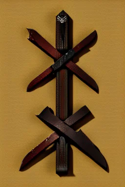 symbol of 2 spears crossed military