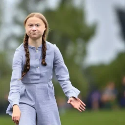  Greta Thunberg with 5 arms