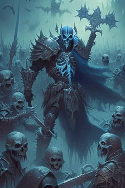 death knight raising an undead army