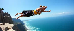 female bay watch traffic cop priest , cliff diving in the olympics