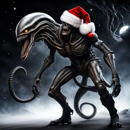 Santa Claus has become a xenomorph.