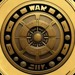 super embossed and photorealistic "STAR WARS" text, caption, shiny, photorealistic gold and silver and black metallic, reflective, centered, intricate