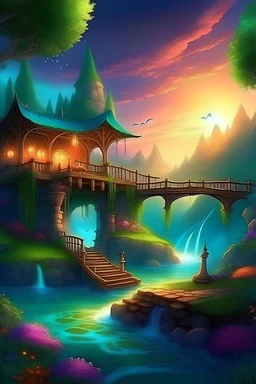 Fantasy relaxing place