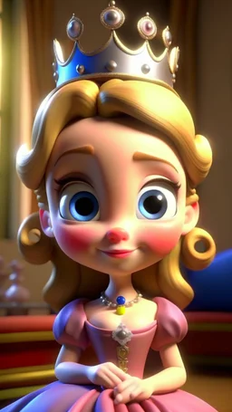 Introduction to Princess Penelope, cartoon,3D