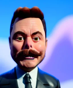 portrait, plasticine elon musk figure, simple cartoon, Seth MacFarlane style, wide angle view, color background, color smoke, soft color, highly detailed, unreal engine 5, ray tracing, RTX, lumen lighting, ultra detail, volumetric lighting, 3d, finely drawn, high definition.