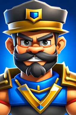 a profile for youtube channel about clash royale logo