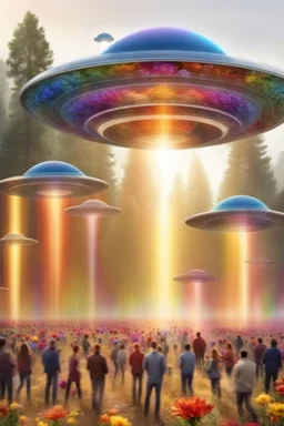 ufos rainbows,beautifuls paysages, fantastic colours, flowers gardens