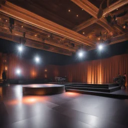 nice dance stage in a big room