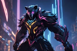 Volibear venom in 8k solo leveling shadow artstyle, volibear them, mask, close picture, sea, neon lights, intricate details, highly detailed, high details, detailed portrait, masterpiece,ultra detailed, ultra quality